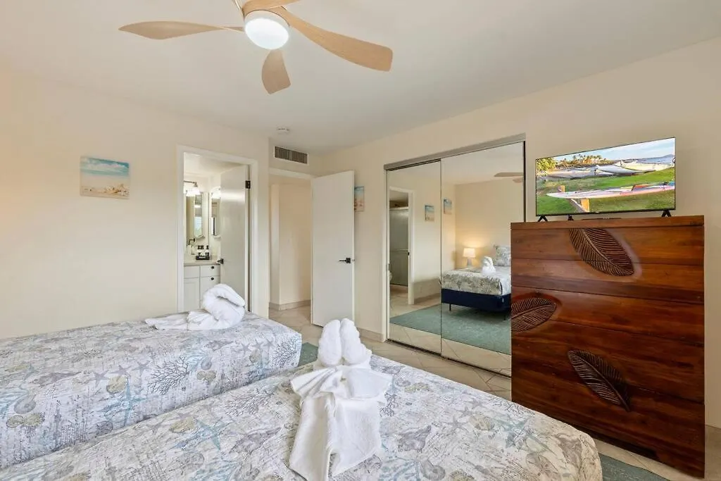 Apartment Kihei Beach Resort 301- Oceanfront 2 Bedroom 2Bath Condo On 6 Mile Beach