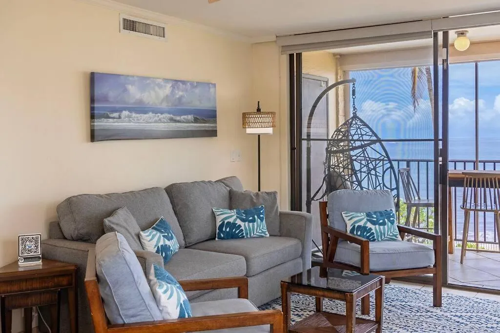 Kihei Beach Resort 301- Oceanfront 2 Bedroom 2Bath Condo On 6 Mile Beach Apartment