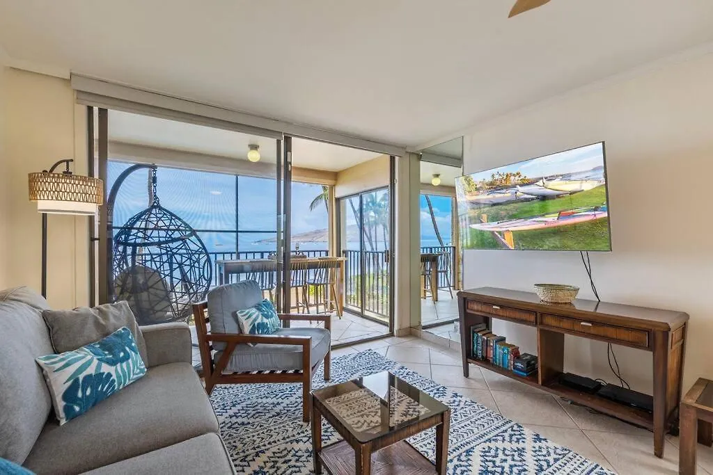 Kihei Beach Resort 301- Oceanfront 2 Bedroom 2Bath Condo On 6 Mile Beach 0*,
