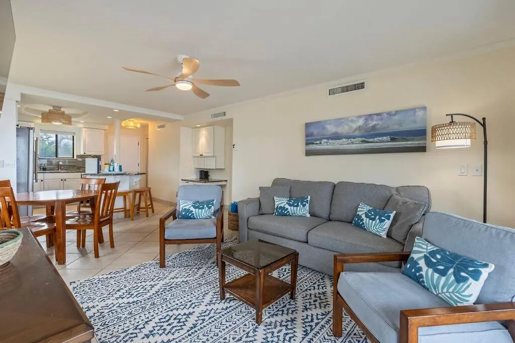 Kihei Beach Resort 301- Oceanfront 2 Bedroom 2Bath Condo On 6 Mile Beach Apartment